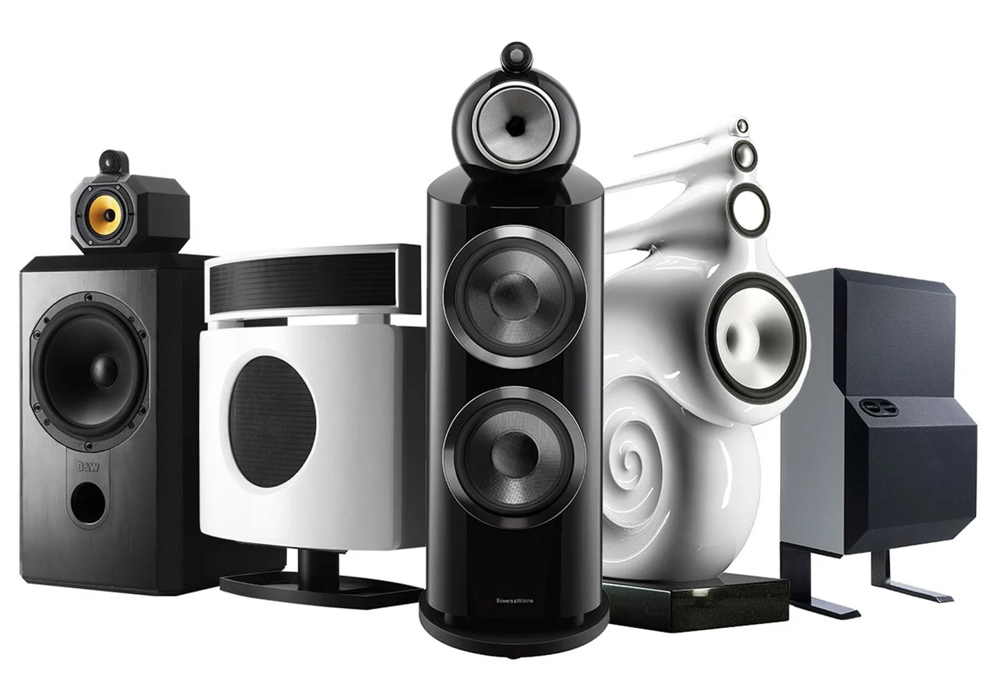 Bowers & Wilkins speaker lineup